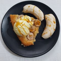 A picture of Banana Cobbler.