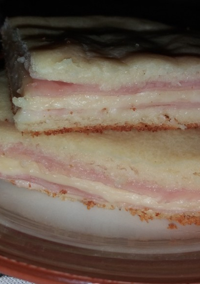Una foto de Masa licuada para torta de jamón y queso