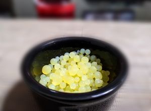 Una foto de Falso Caviar de Naranja (Cocina Molecular)👍🇵🇪