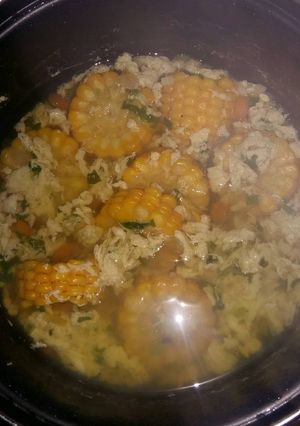 Foto resep Sop Jagung Telur