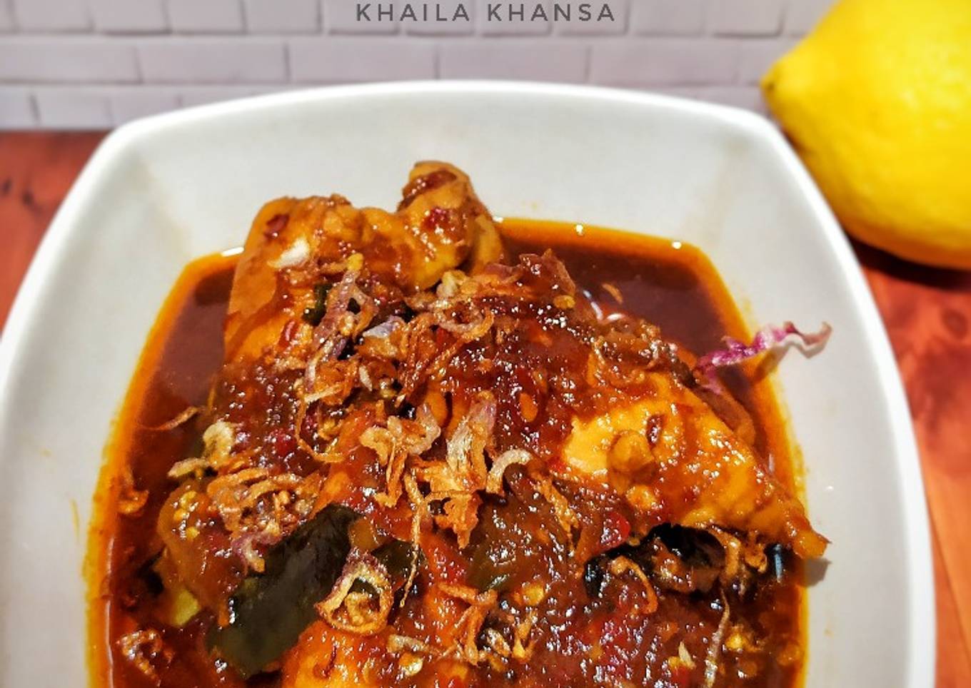 Ayam kecap pedas