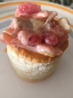 Una foto de Ensalada de salmón ahumado