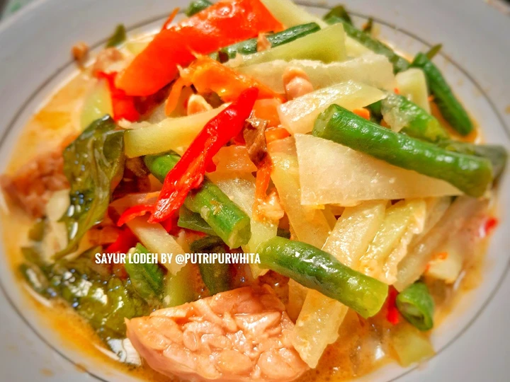 Easy Steps Make Recipes Sayur Lodeh Labu Siam Favorit Suami the Awesome  Delicious.