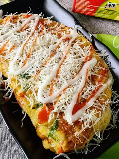 Foto resep Omelet Bayam Keju