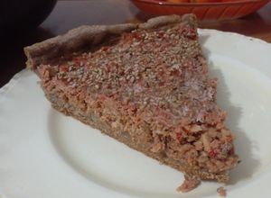Una foto de 29. Tarta de carne relleno tipo lahmacun 🍕🇹🇷 tarta versión pizza de carne turca