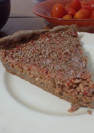 Una foto de 29. Tarta de carne relleno tipo lahmacun 🍕🇹🇷 tarta versión pizza de carne turca
