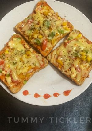 A picture of Bread pizza.