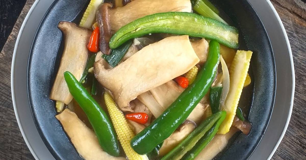 Resep Jamur Cabe Ijo Saus Tiram oleh Binti Sae Cookpad