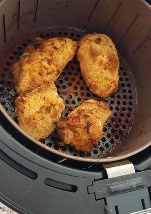 Una foto de Cordón Blue en air fryer