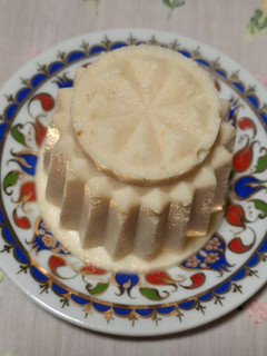 Una foto de Gelatina de almendra