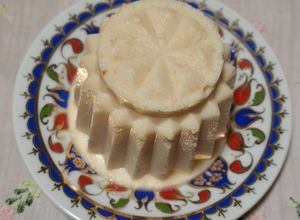 Una foto de Gelatina de almendra