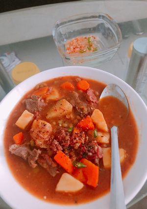 Hình của món Ragu bắp bò.