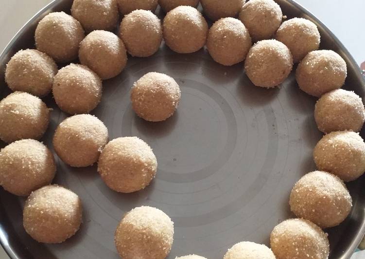 Recipe of Super Quick Homemade Daal baati churma ladoo