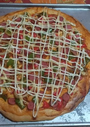 Foto resep Pizza sosis simpel