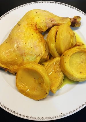 Une photo de Cuisses de Poulet & Artichaut au Cookeo