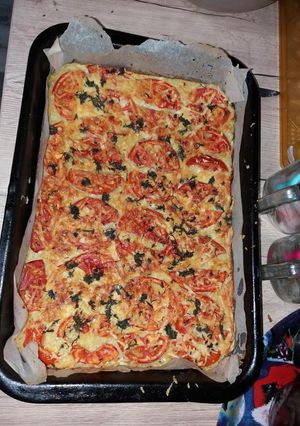 O poză a rețetei Pizza din dovlecel.