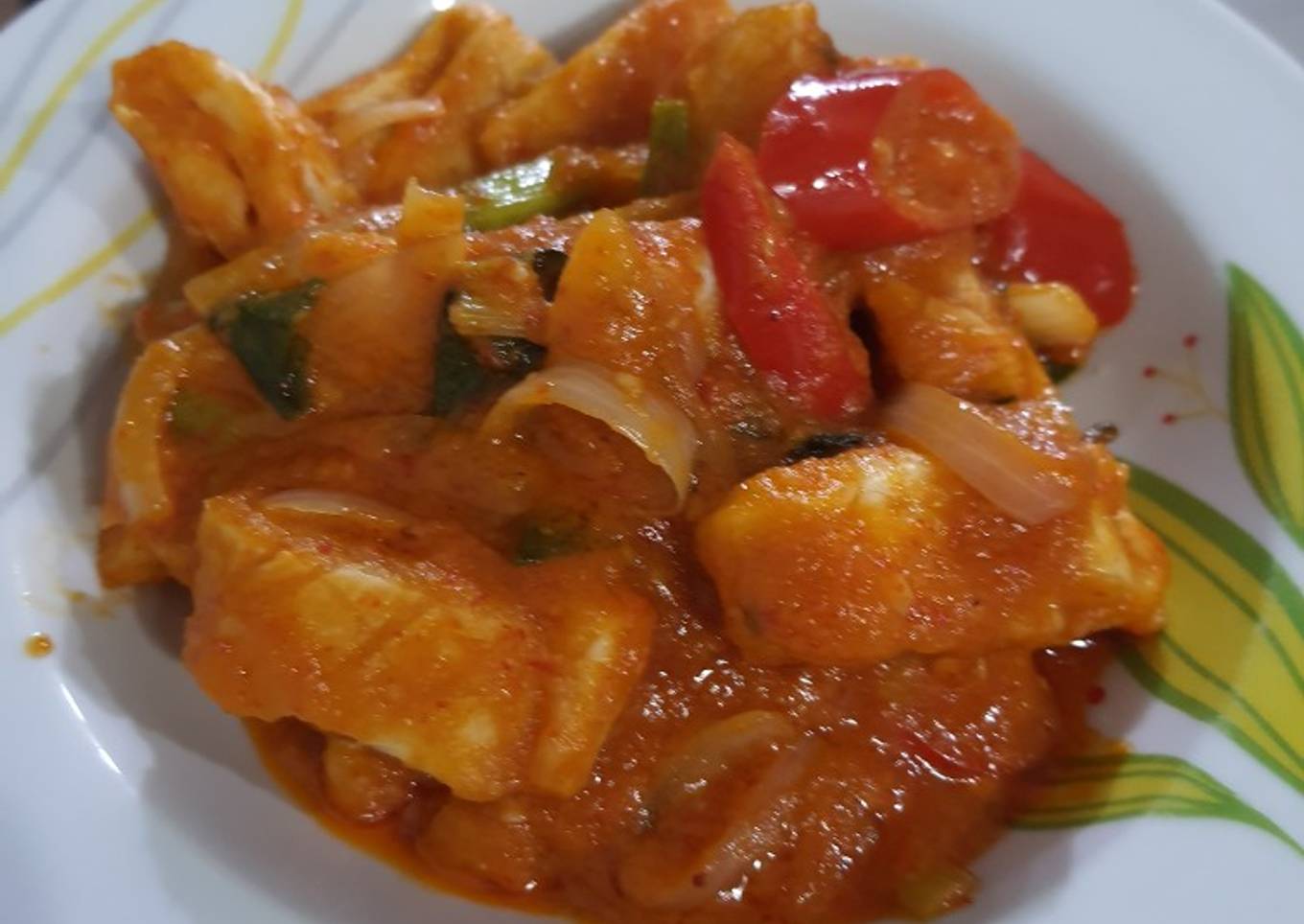 Cumi Vegan Saus Padang