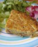 Tortilla de carne molida, cuscús y otras cosas... (aprovechando las sobritas)