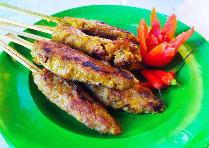 STEP-BY-STEP GUIDE!  How to Make Sate lilit daging sapi