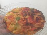 Tortilla de zapallito y tomate
