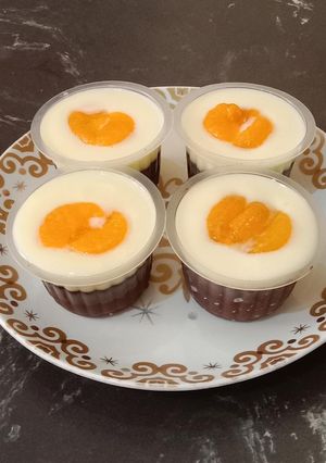 Foto resep Puding Cokelat dan Vla