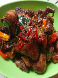Foto resep Ayam kecap kering pedas manis