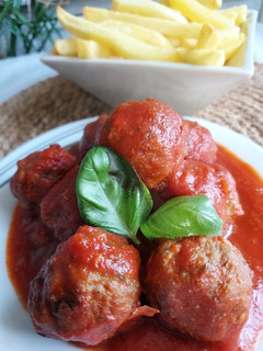 Une photo de Boulettes à la sauce tomates pré-cuites au airfryer