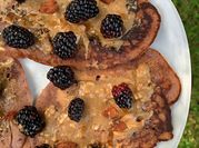 A picture of yam pancake