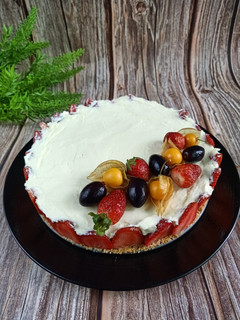 Foto resep No Bake Strawberry Cheesecake