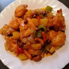 A picture of Kung Pao Shrimp.