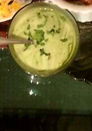 A picture of Mint chutey.