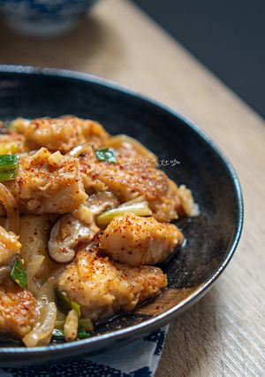 #281 蔥燒鯛魚塊 的食譜成品照片