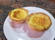 Una foto de pastel de nata