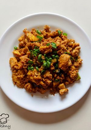 Foto resep Orak Arik Telur Tahu Simpel