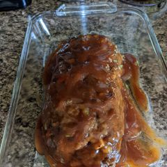 A picture of Mom's Meatloaf.