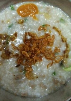 Foto resep Bubur sapi cincang