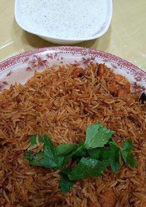 صورة لوصفة كبسة ربيان