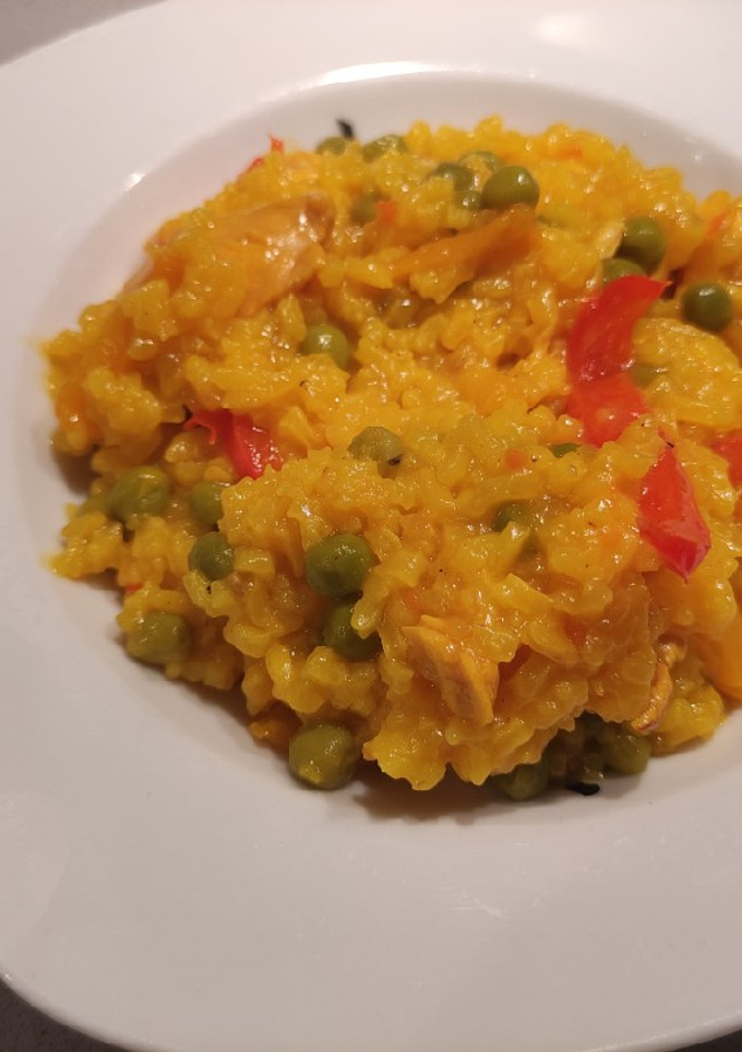 Una foto de Arroz con pollo