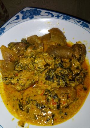 A picture of Egusi soup.