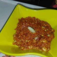 A picture of Garlic Peanut Chutney.