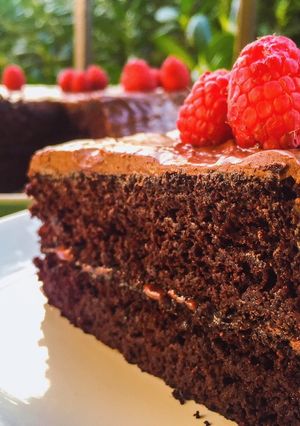 Una foto de Tarta Vegana de Chocolate con un Toque de Café!!!!