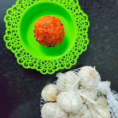 A picture of Instant Red Garlic Chutney.
