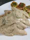 Filetes de pollo con nata
