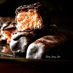 Gulkand Bounty Bars A picture of Gulkand Bounty Bars.