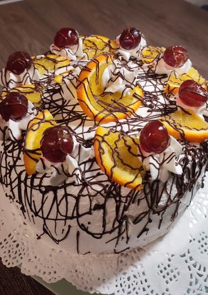 Oroszkrém jellegű torta recept fotója