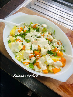 A picture of Ordebur salad🥗.
