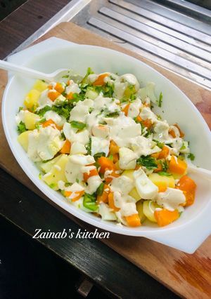 A picture of Ordebur salad🥗.