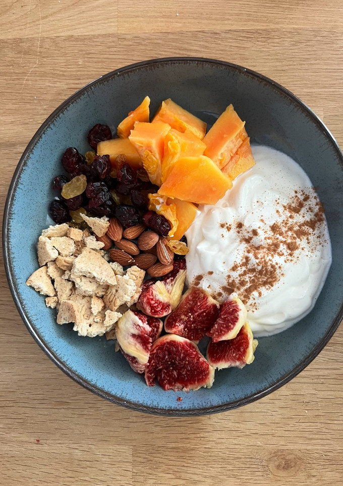 Una foto de Bowl de desayuno otoñal