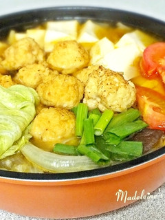 健康低脂雞肉丸子鍋 的食譜成品照片