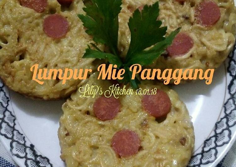 Resep masakan Lumpur Mie Panggang | cara pembuatan Lumpur Mie Panggang Yang Enak Dan Lezat